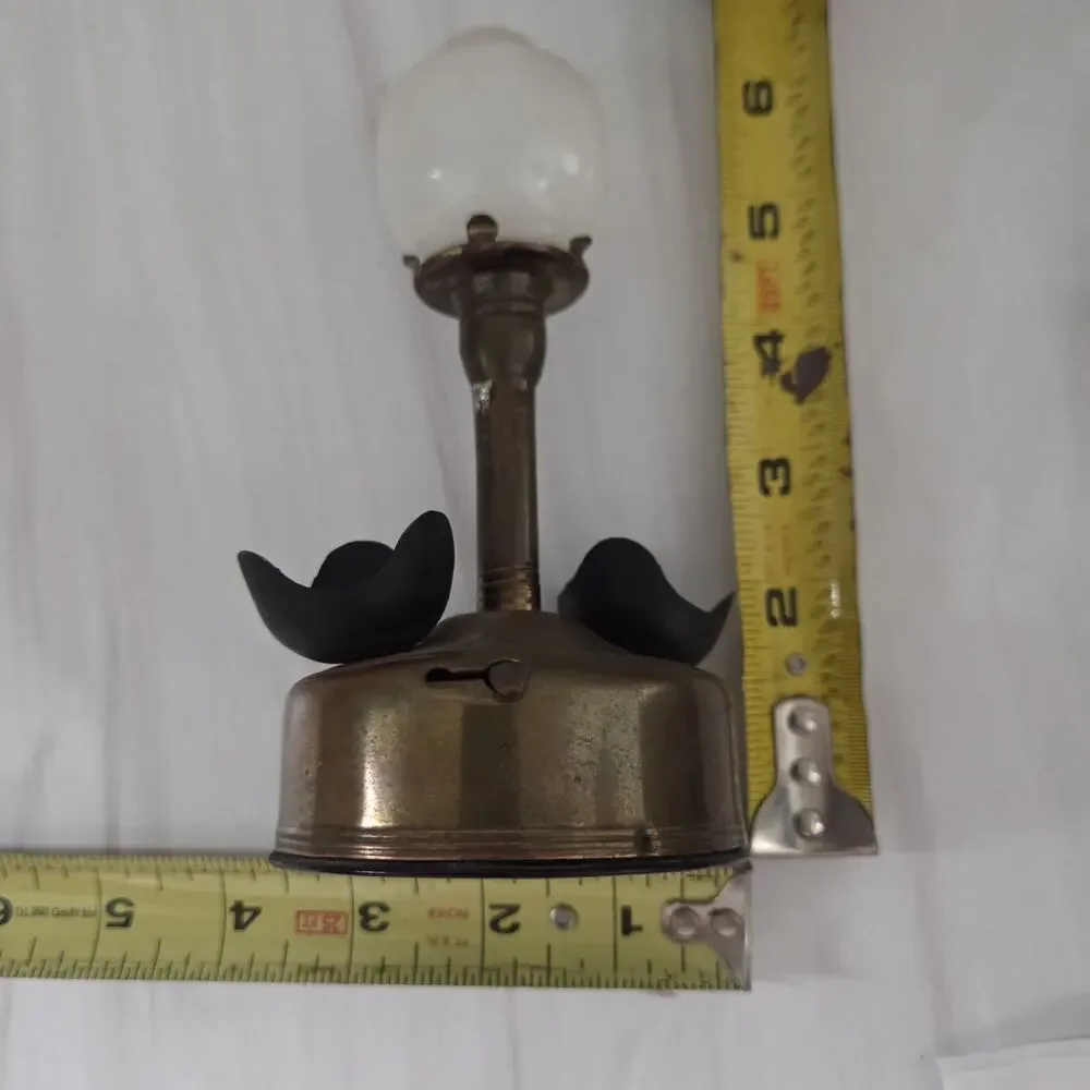 1960s MCM Accent Lamp Salt & Pepper Shaker Caddy